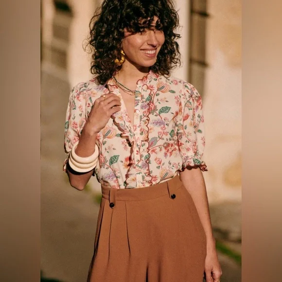 Sézane Maya Top size 2 / 34 - Picture 2 of 4